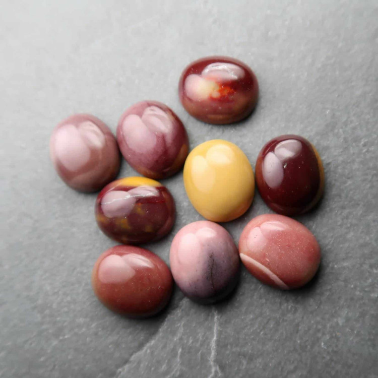 Mookaite Cabochons For Jewellery Making
