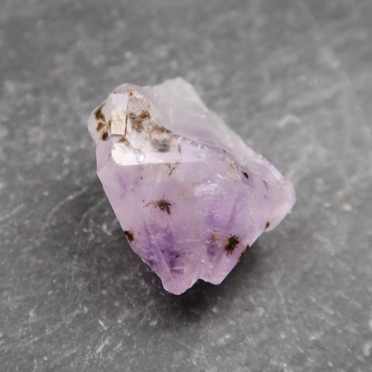 Amethyst Points With Goethite Inclusions