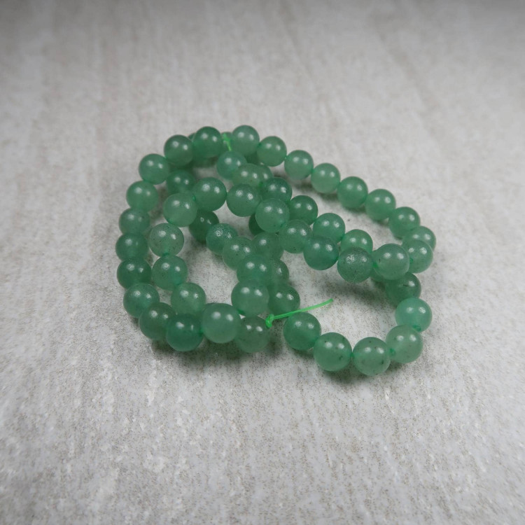 Green Aventurine Beads For Jewellery Making (2)