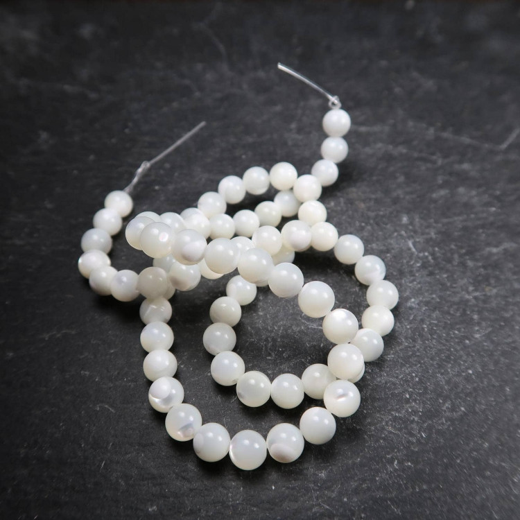 Mother Of Pearl Bead Strands For Jewellery Making (2)