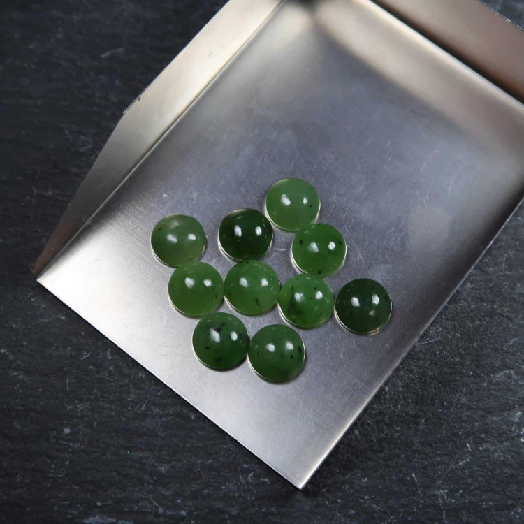 Nephrite Jade Cabochons For Jewellery Making (5)