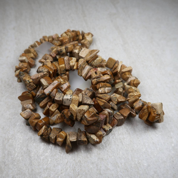 Picture Jasper Bead Strands For Jewellery Makers (1)