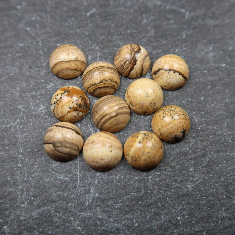Picture Jasper Cabochons For Jewellery Makers (1)