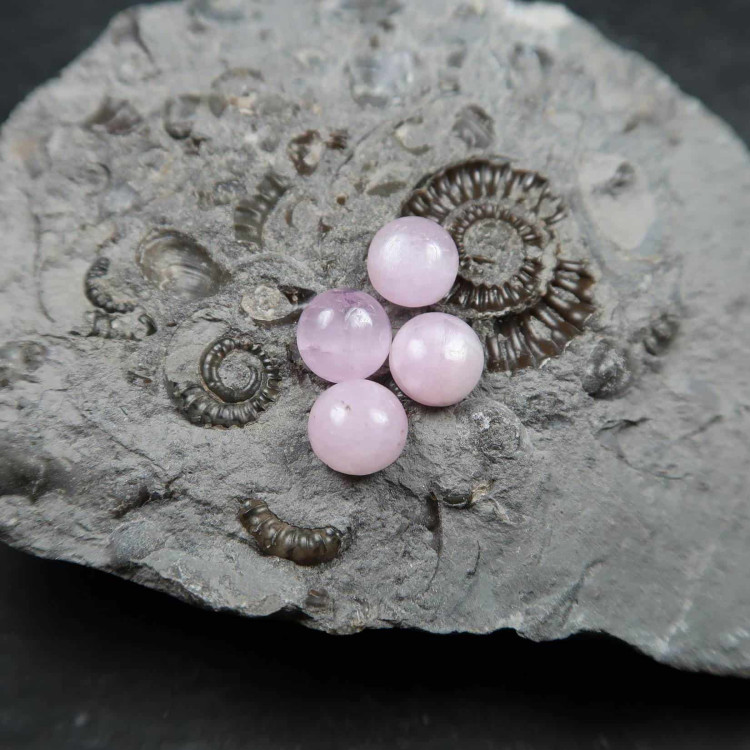 Pink Kunzite Cabochons For Jewellery Makers (4)