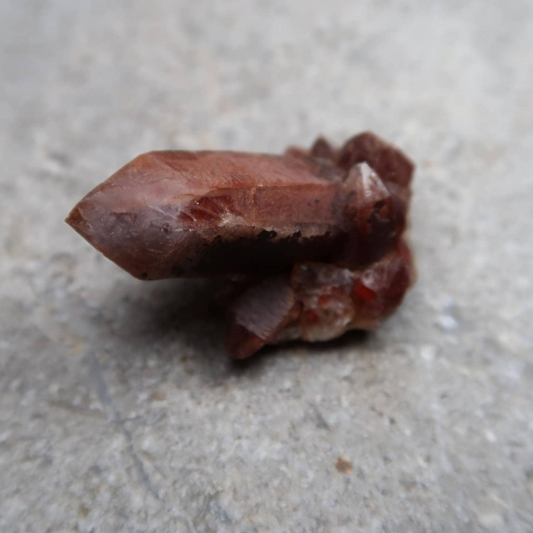 Red Quartz Cluster From Morocco (4)
