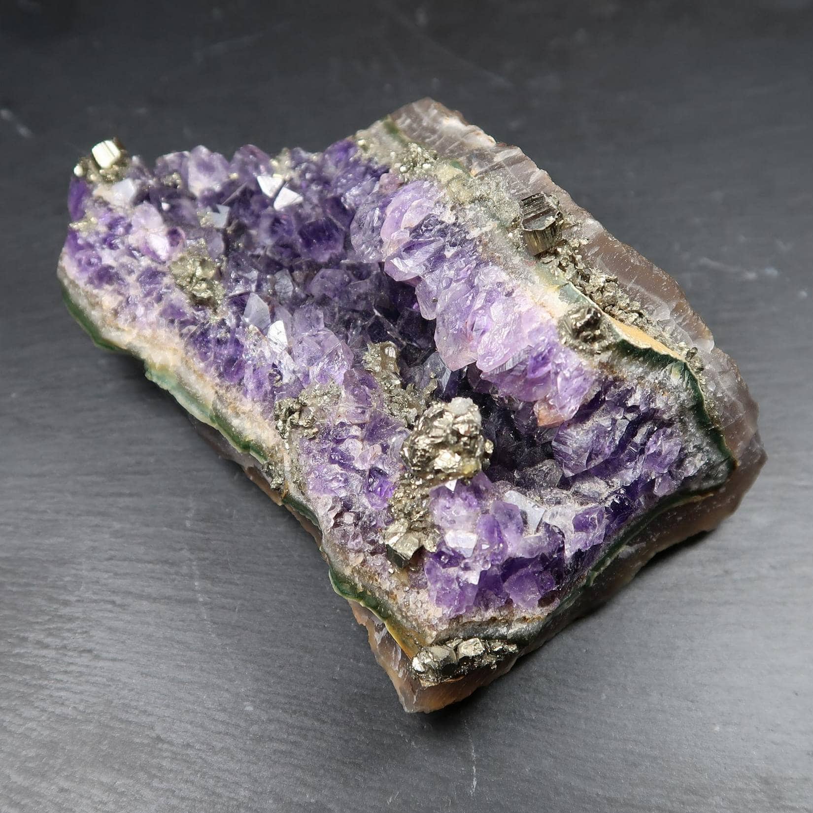 Mineral scams, fakes, and tricks: Amethyst with Pyrite