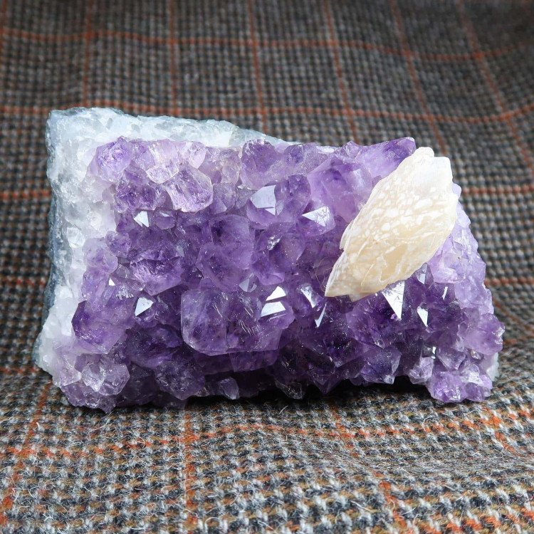 Amethyst With Calcite (1)