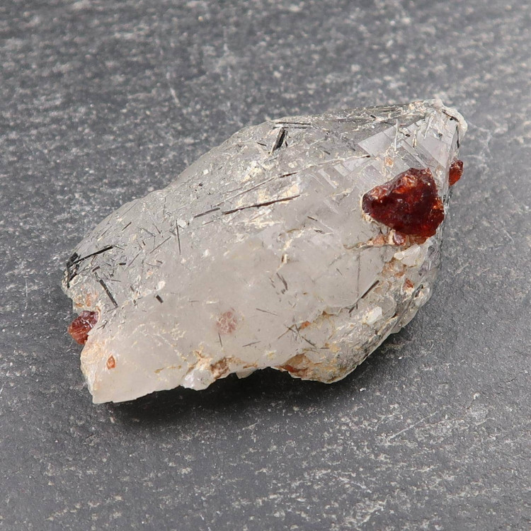 Buy Garnet on Quartz specimens online | UK Mineral Shop