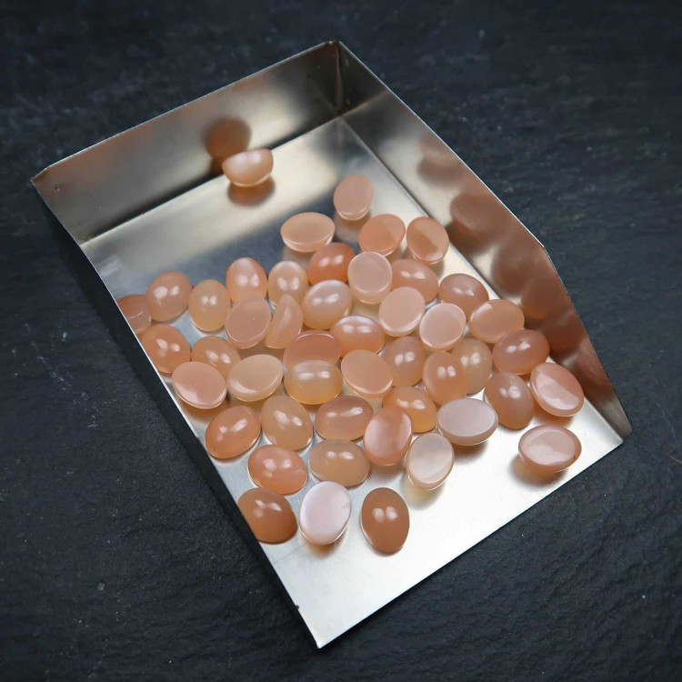 peach moonstone cabochons for jewelllery making 2