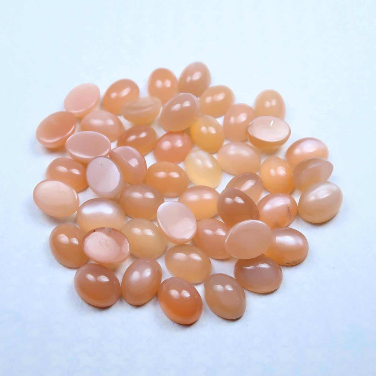 peach moonstone cabochons for jewelllery making 5