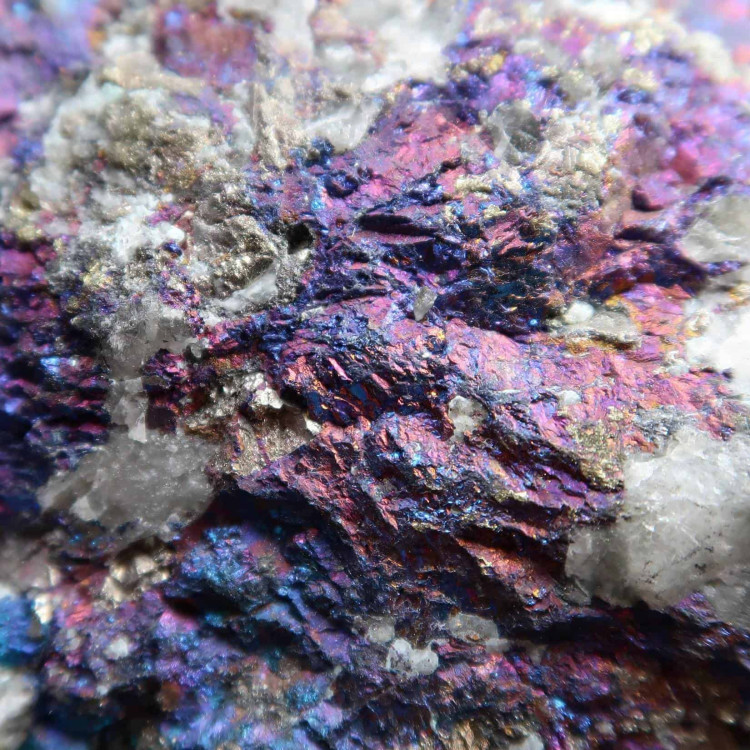 peacock ore mineral specimens acid washed chalcopyrite 4