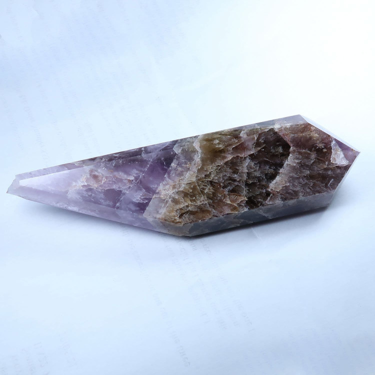 amethyst crystal with inclusions polished super 7 14