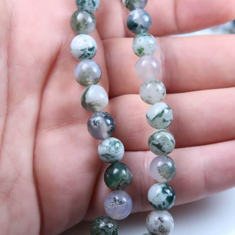tree agate bead strands for jewellery making (1)