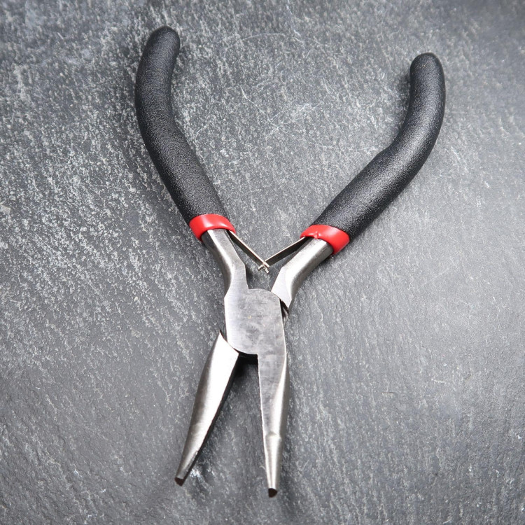 black bent nose pliers for jewellery making 1