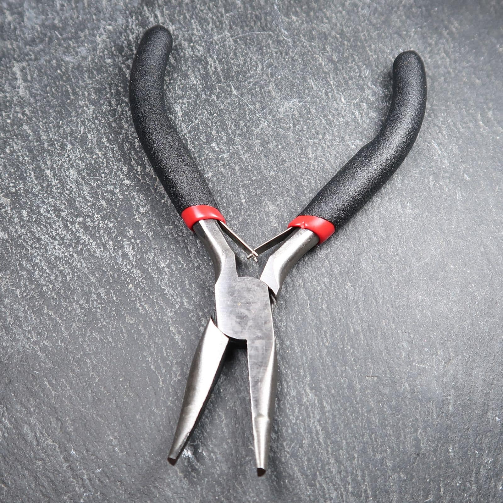 Prestige 6.5" Bent Nose Pliers – Jewellery Making & Craft Tools – Blue Handle