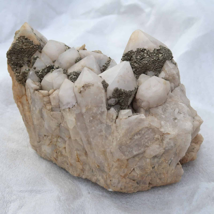 quartz and pyrite display piece from cornwall uk 12