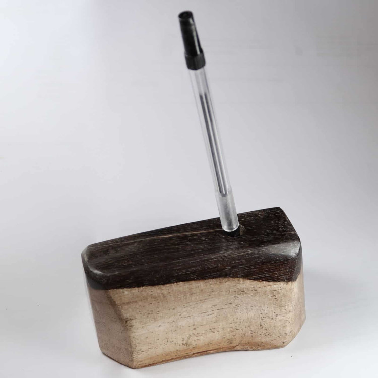 petrified wood pen holders 3