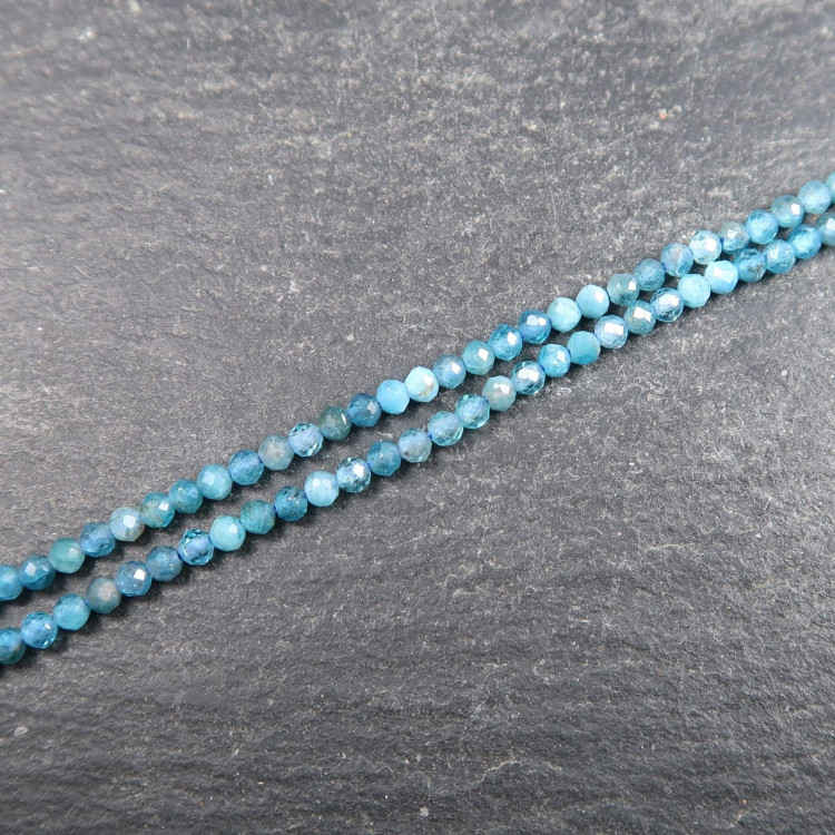 faceted blue apatite bead strands for jewellery making 2