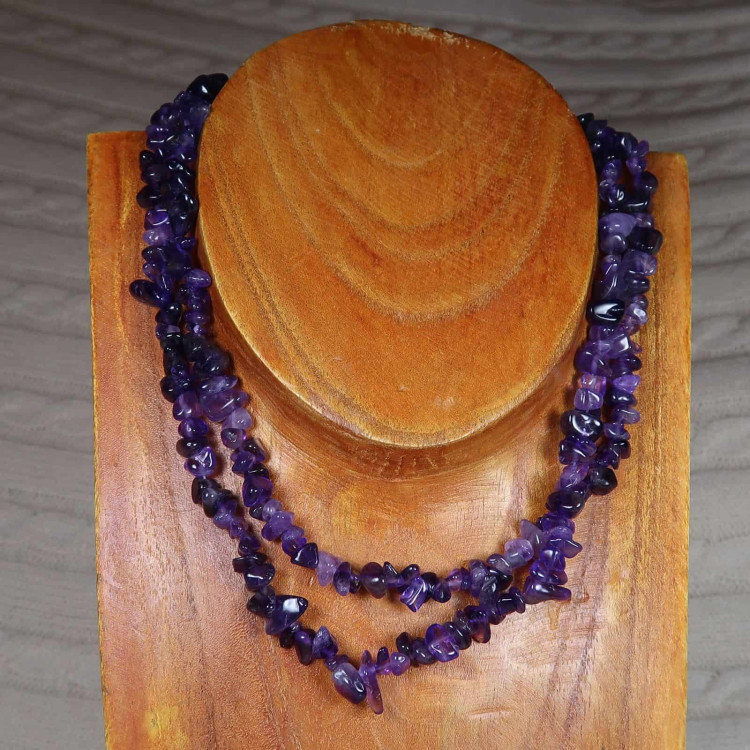 amethyst chip beaded necklaces (1)