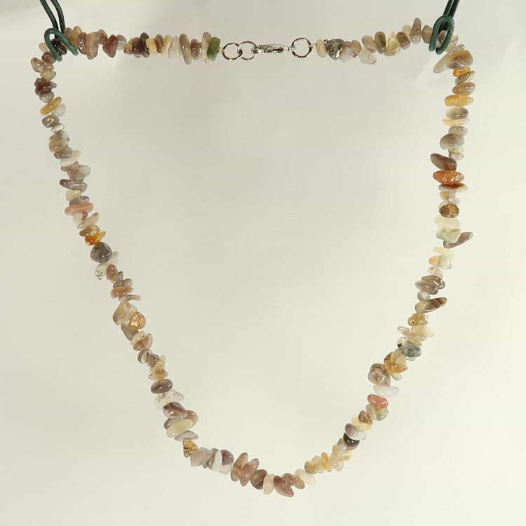 agate necklaces (botswana)