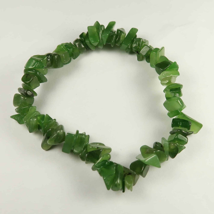 nephrite jade chip bracelets