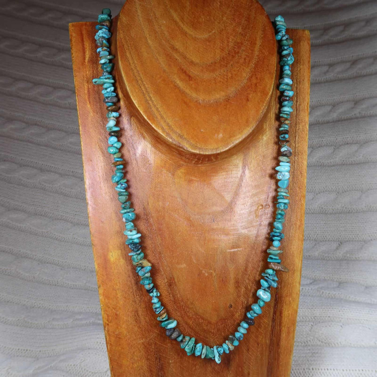 turquoise chip beaded necklaces (5)