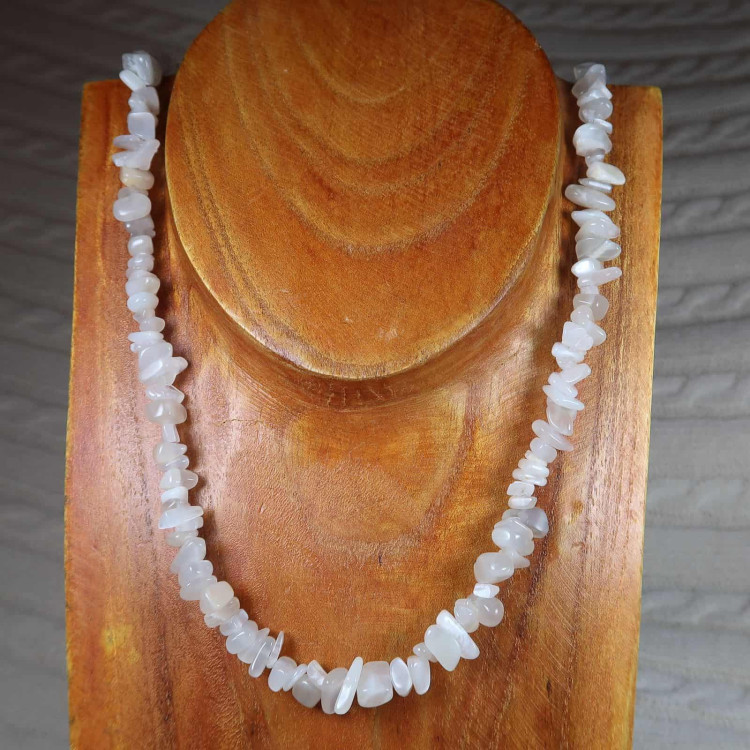 white moonstone chip beaded necklaces (2)