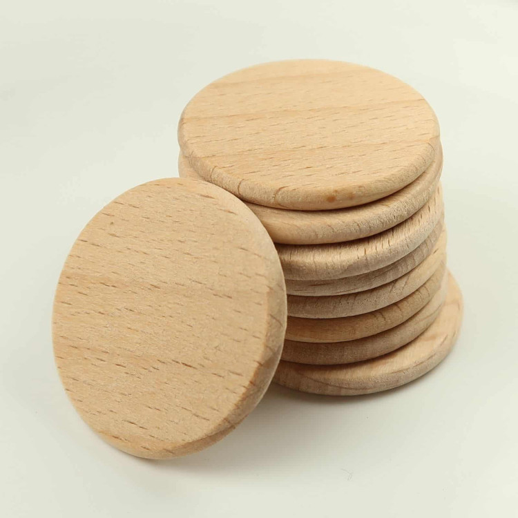 wooden discs for pyrography and crafts beech circles for crafts