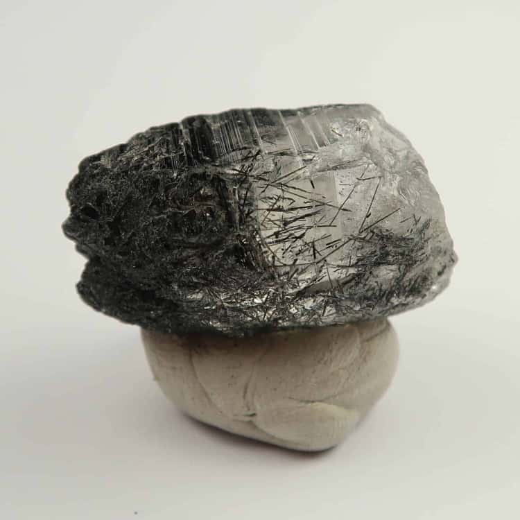 black tourmaline in quartz from skardu pakistan 1 6