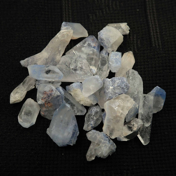dumortierite included quartz specimens from brazil 24