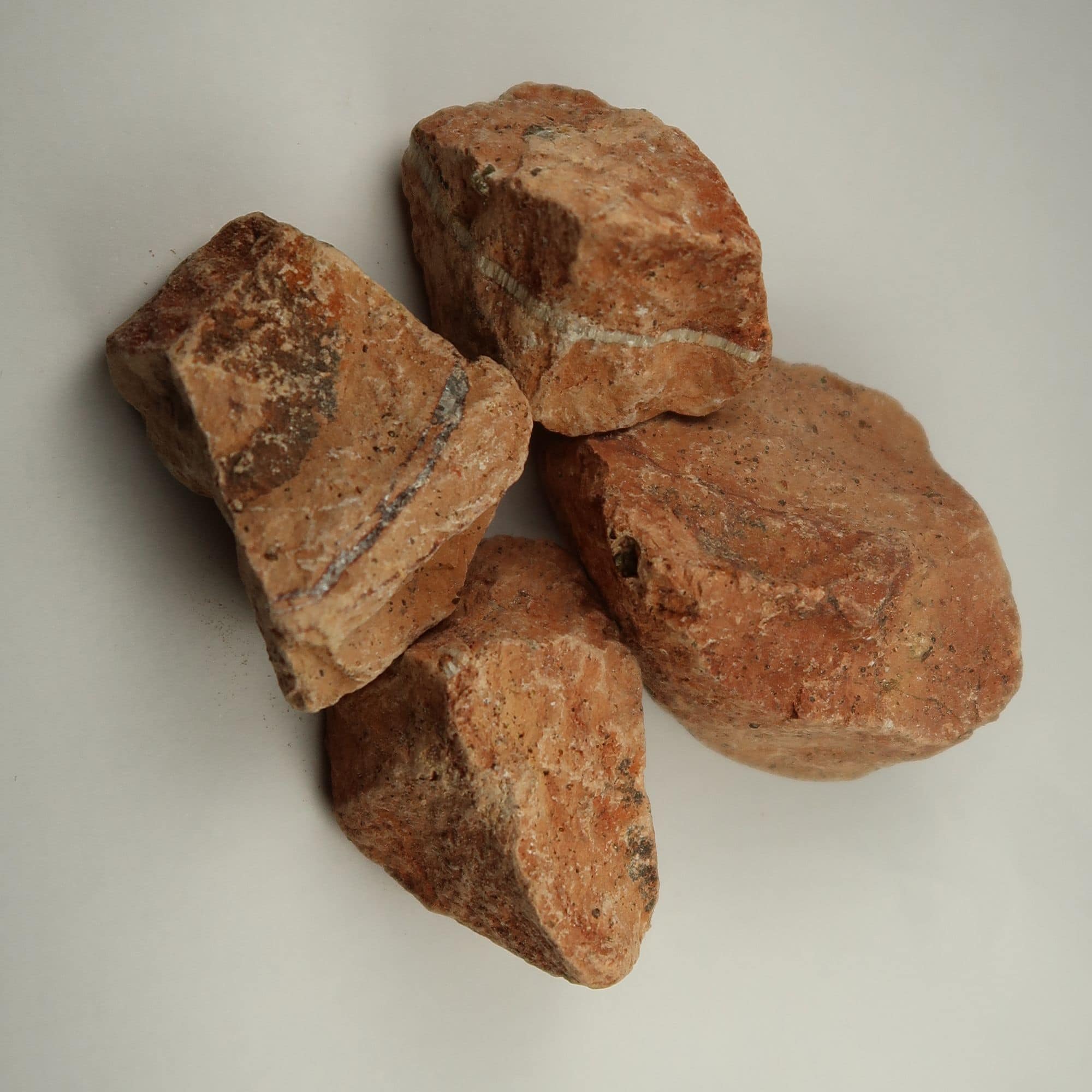 Chalk specimens (Hunstanton Red Chalk) Albion Fire and Ice