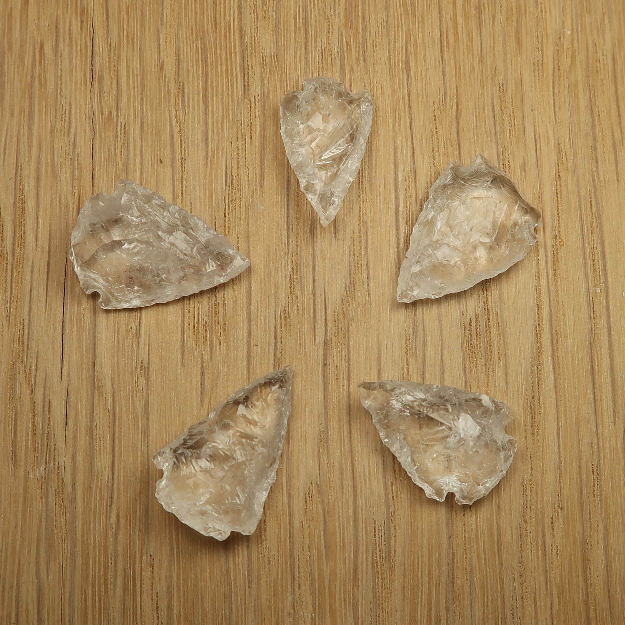 Quartz arrowheads (Rock crystal) Albion Fire and Ice