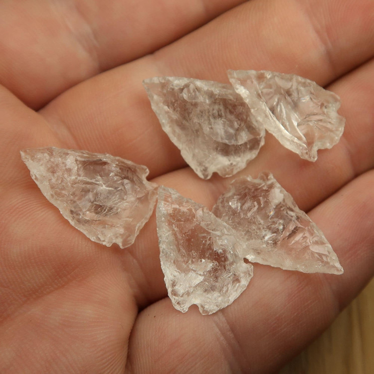 Quartz arrowheads (Rock crystal) Albion Fire and Ice